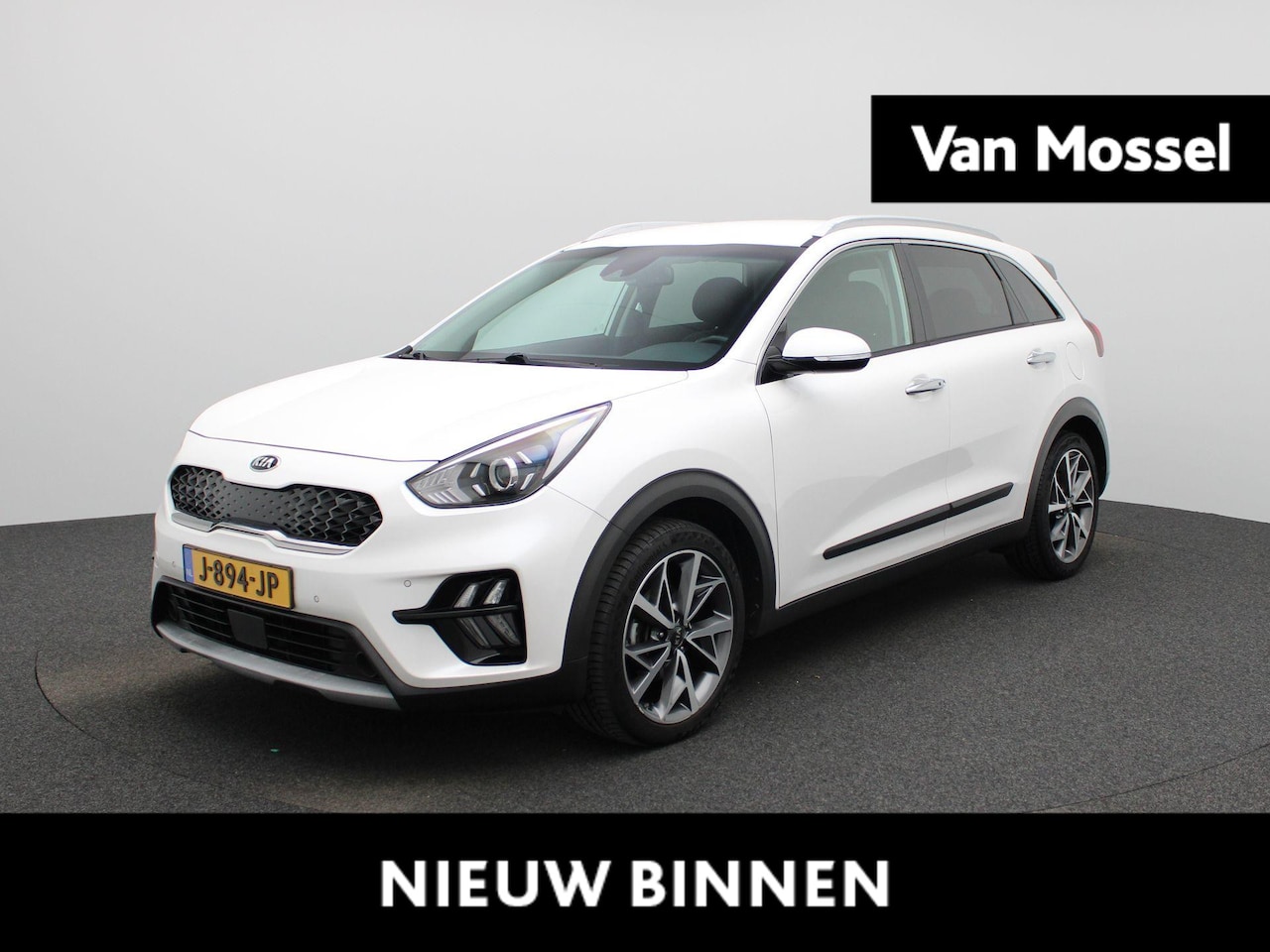 Kia Niro - 1.6 GDi Hybrid DynamicPlusLine AUTOMAAT | ADAPTIEVE CRUISE | HALF-LEER | NAVIGATIE | CAMER - AutoWereld.nl