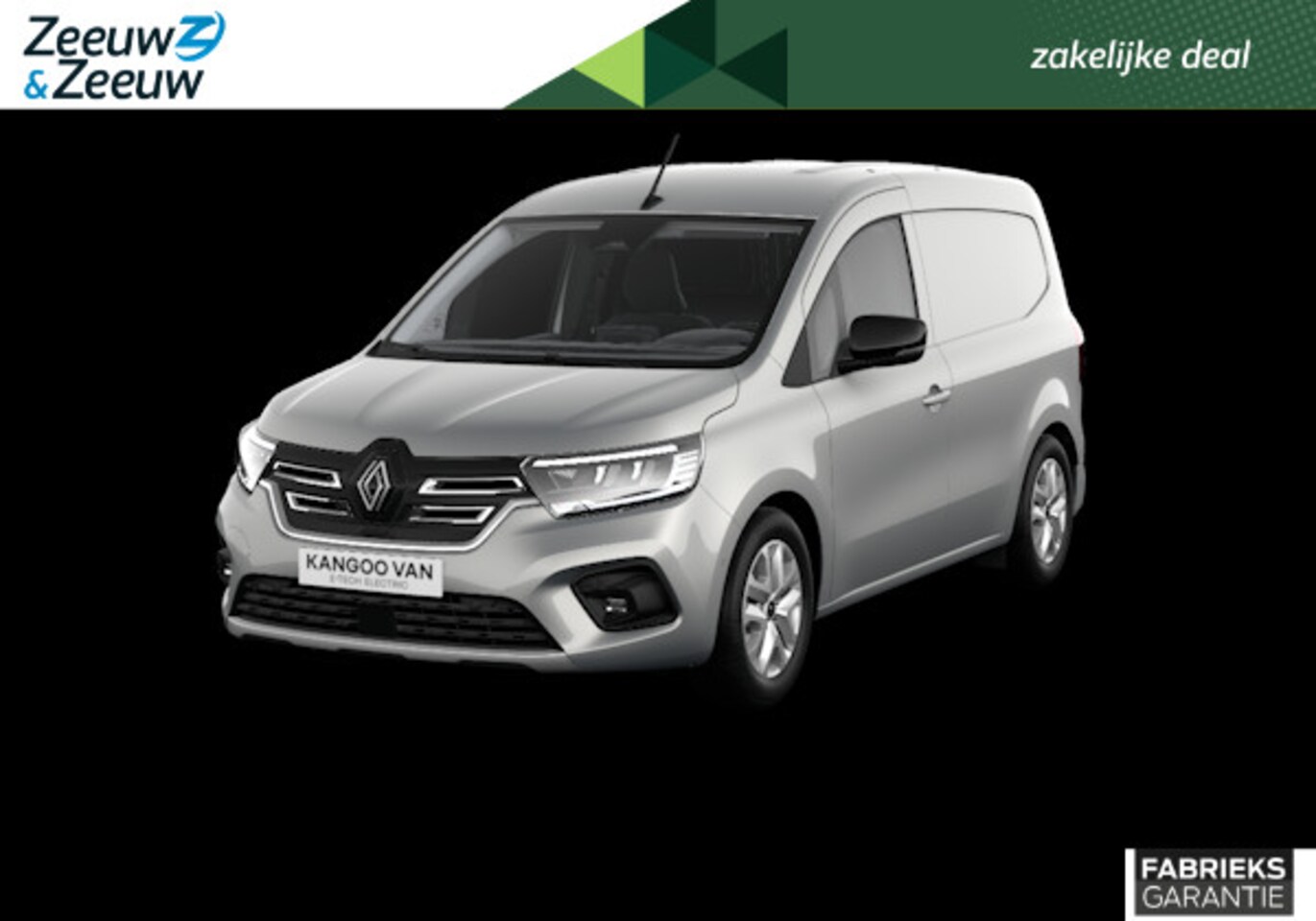 Renault Kangoo E-Tech - Extra L1 22kWh | Nu direct uit voorraad leverbaar met maar liefst 30% Zeeuw & Zeeuw actiek - AutoWereld.nl