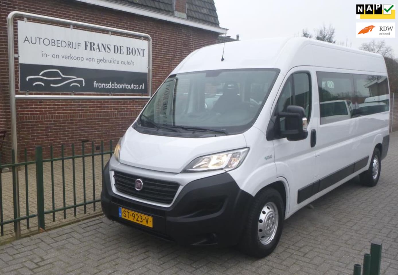 Fiat Ducato - FIAT CNG AARDGAS 9 PERSOONS ROLSTOEL AIRCO € 7500 EX BTW - AutoWereld.nl