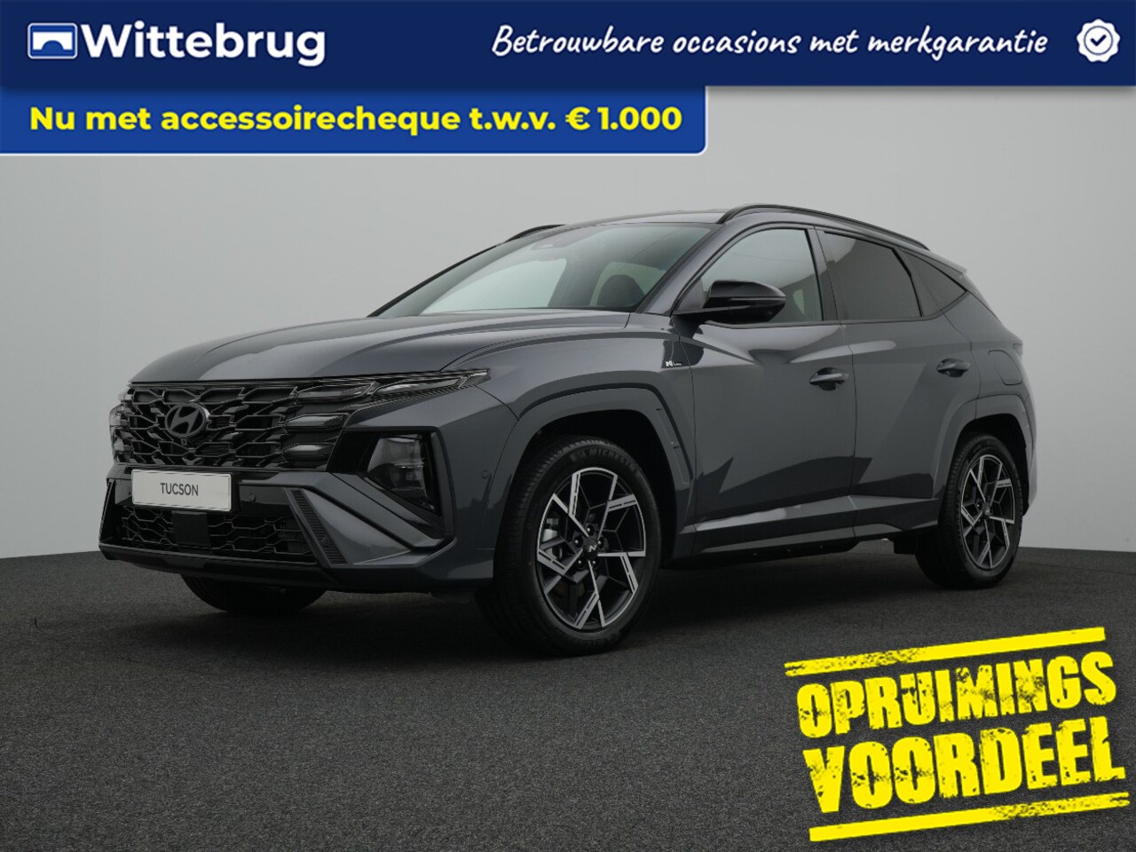 Hyundai Tucson - 1.6 T-GDI PHEV N Line Edition FULL LED | SPORTPAKKET | NAVIGATIE | STOERE SUV! P4 - AutoWereld.nl