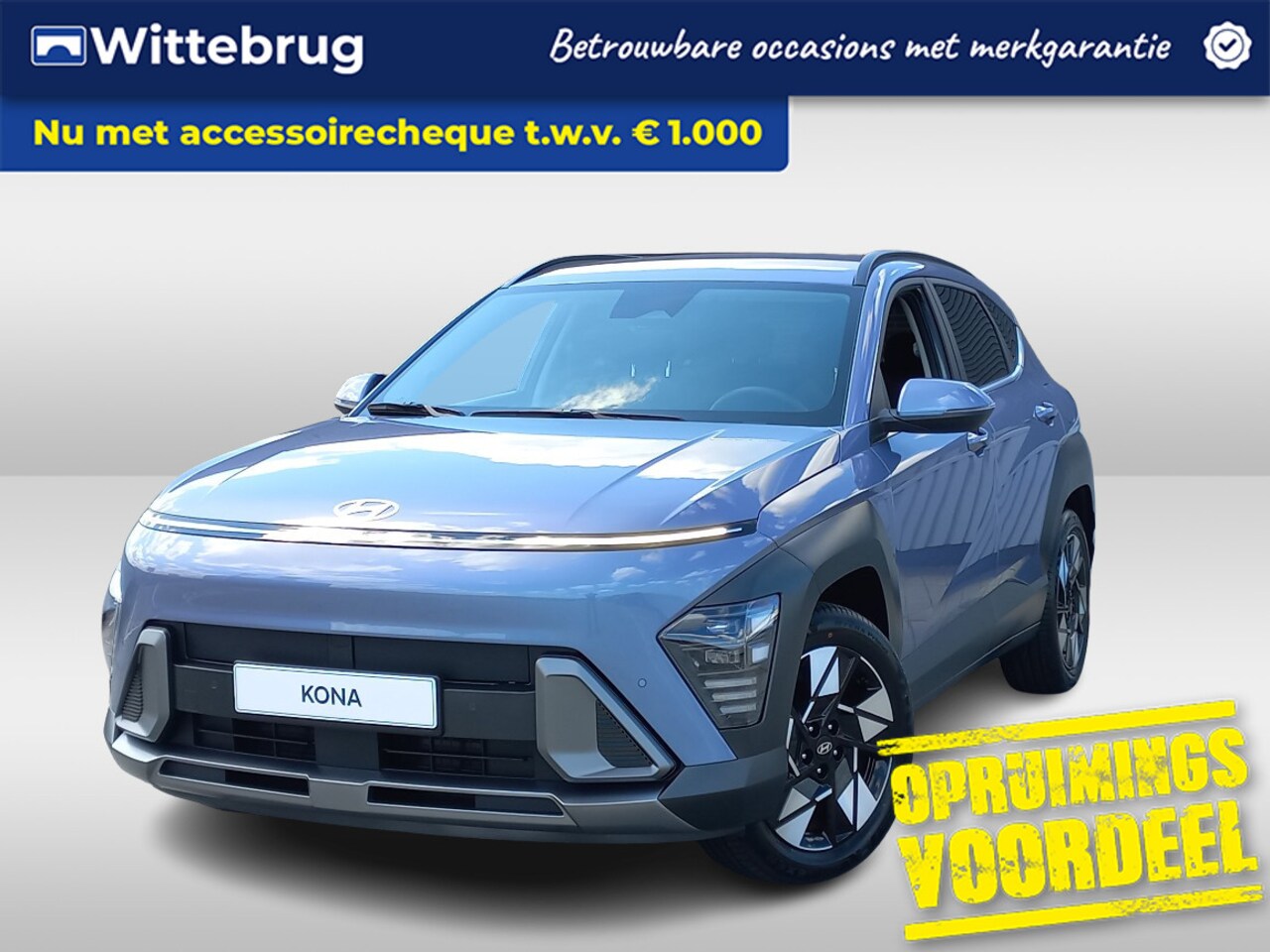 Hyundai Kona - 1.6 GDI HEV Comfort Smart FULL LED | ELEKTRISCHE ACHTERKLEP | 18 INCH VELGEN | ZUINIGE HYB - AutoWereld.nl