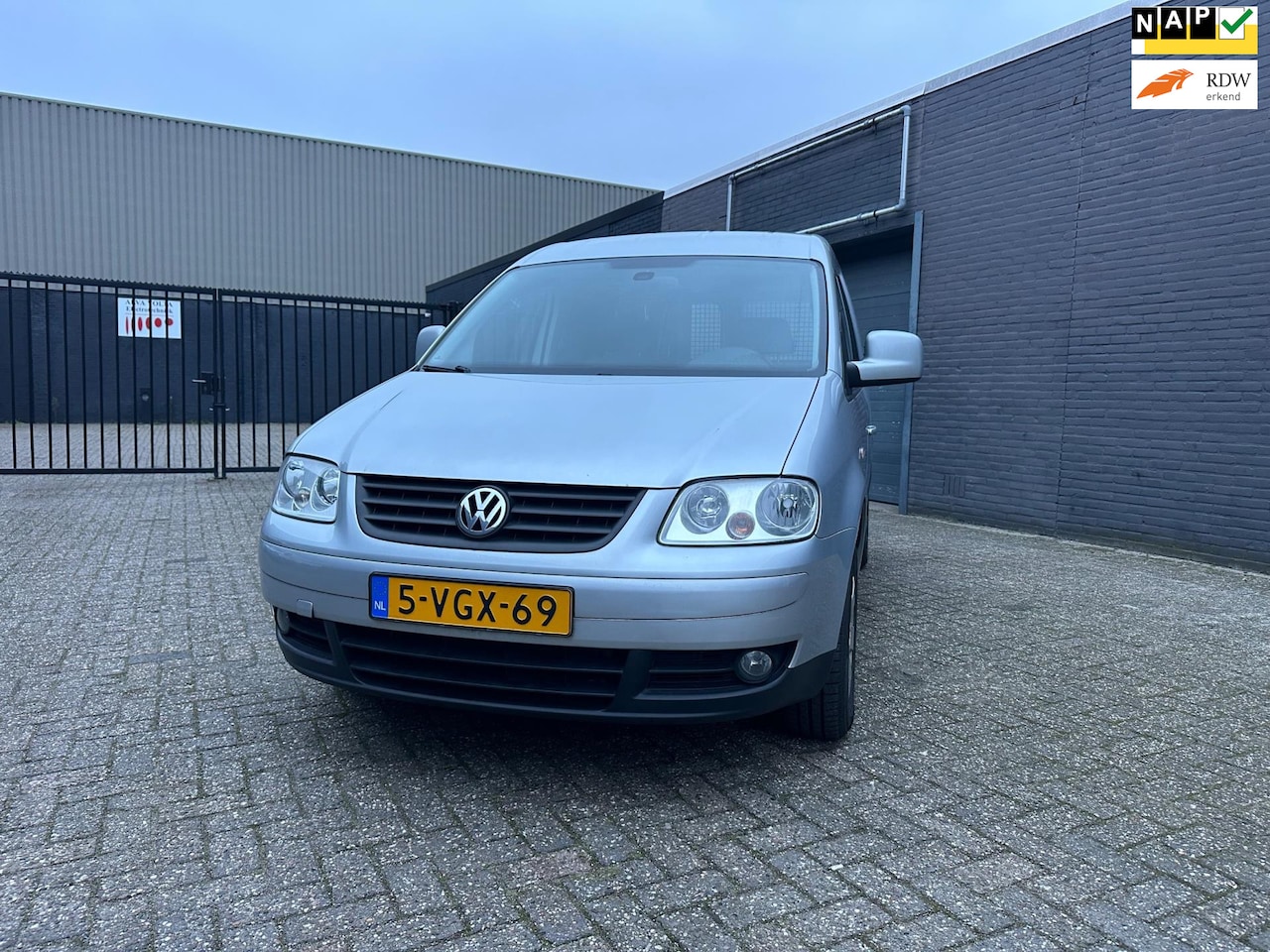 Volkswagen Caddy - 1.9 TDI Airco Cruise Elek Pakket PDC LM-Wielen Trekhaak APK NAP - AutoWereld.nl
