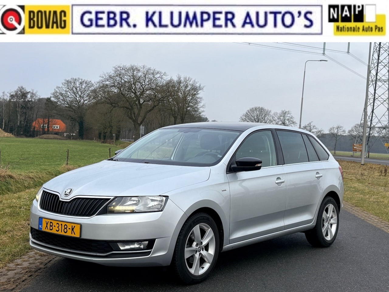 Skoda Rapid Spaceback - 1.0 TSI Greentech Clever Navi, Pano, Cruise, ECC, Stoelverwarming, 2e Eig. - AutoWereld.nl