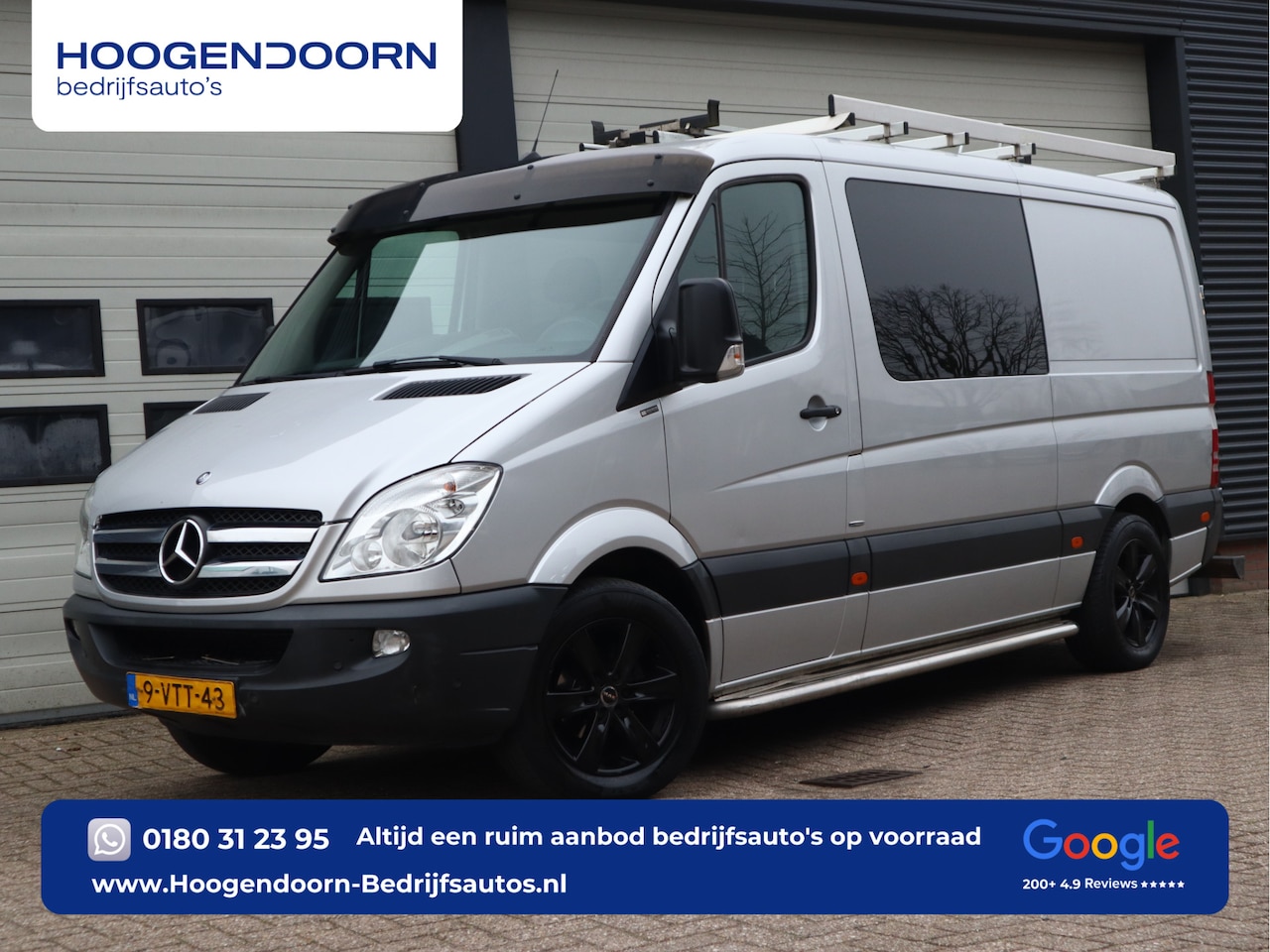 Mercedes-Benz Sprinter - 313 CDI Automaat DC 5 Pers. L2H1 - Trekhaak 2,8t KG - Imperiaal - AutoWereld.nl