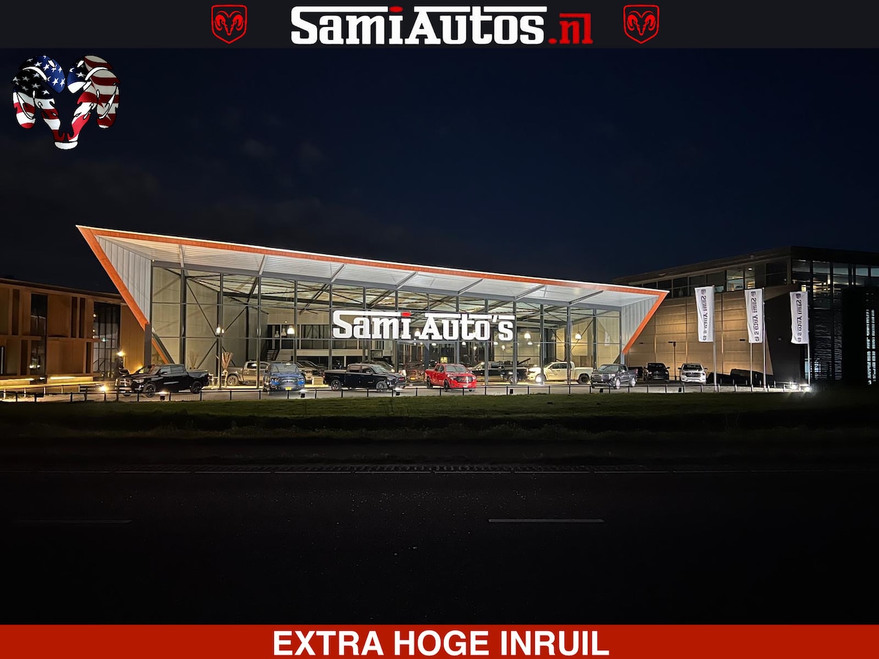 Dodge Ram 1500 - Limited Night H.O 540HP 706Nm | Massage + Full Option | De Meest Luxe en Volle Pick-Up in - AutoWereld.nl