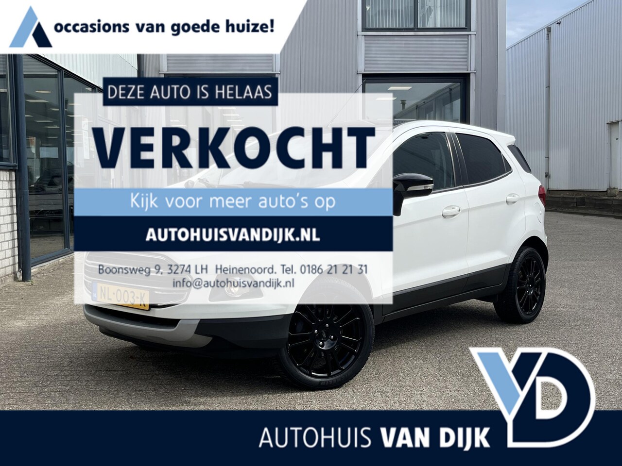 Ford EcoSport - 1.0 EcoBoost Titanium S | Navi/Clima/Cruise/Stuur+Spiegels+Voorruitverwarming/Privacy Glas - AutoWereld.nl