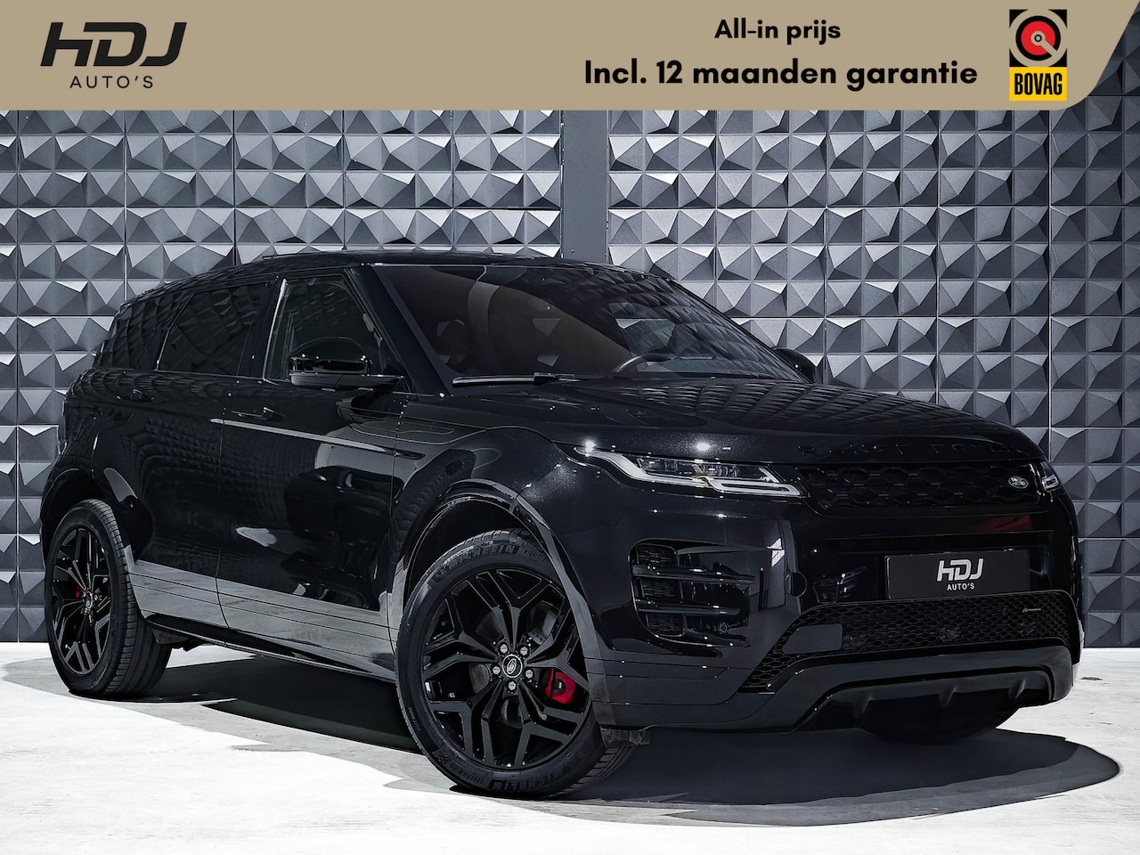 Land Rover Range Rover Evoque - 2.0 P250 AWD R-Dynamic SE | Pano | Keyless | All Black | Trekh. | - AutoWereld.nl
