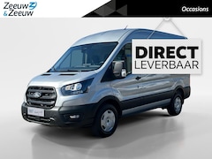 Ford Transit - 350 2.0 TDCI L2H2 Trend | Uit Voorraad Leverbaar | Automaat | Trekhaak | Apple carplay & A