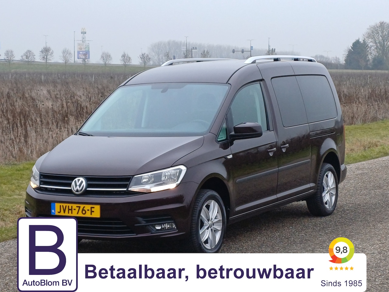 Volkswagen Caddy Maxi - 1.0 TSI Highline 7-Pers. /Navi/Trekh./Camera/Cruise/Clima/ - AutoWereld.nl