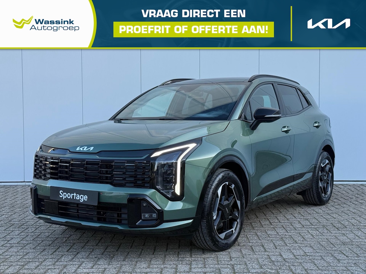 Kia Sportage - 1.6 T-GDi 239pk Hybrid AT6 GT-Line | Schuif- Kanteldak | Adaptive Cruise | Camera | Naviga - AutoWereld.nl