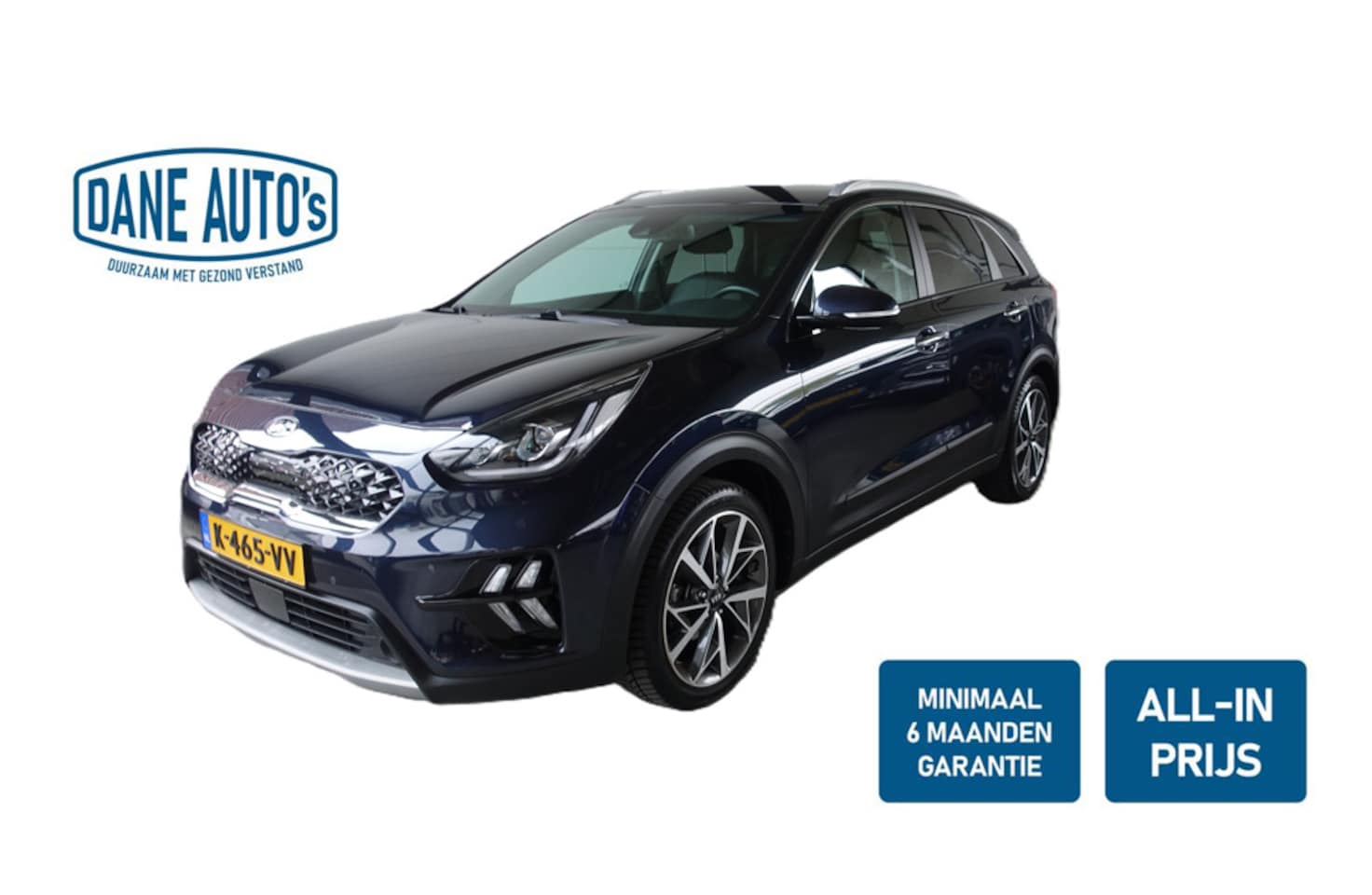 Kia Niro - 1.6 GDi Hybrid DynamicPlusLine | VOL LEDER | 18 inch | RIJKLAARPRIJS - AutoWereld.nl