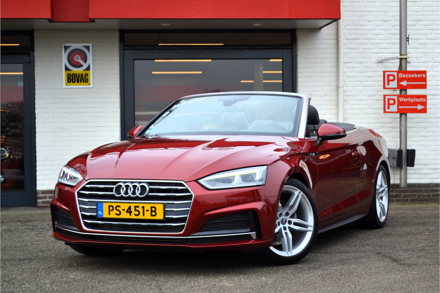 Audi A5 Cabriolet - 2.0 TFSI Launch Edition 2.0 TFSI Launch Edition, S-Line, Automaat Uniek ! 29.000 km NL geleverde auto, 1e eigenaar - AutoWereld.nl