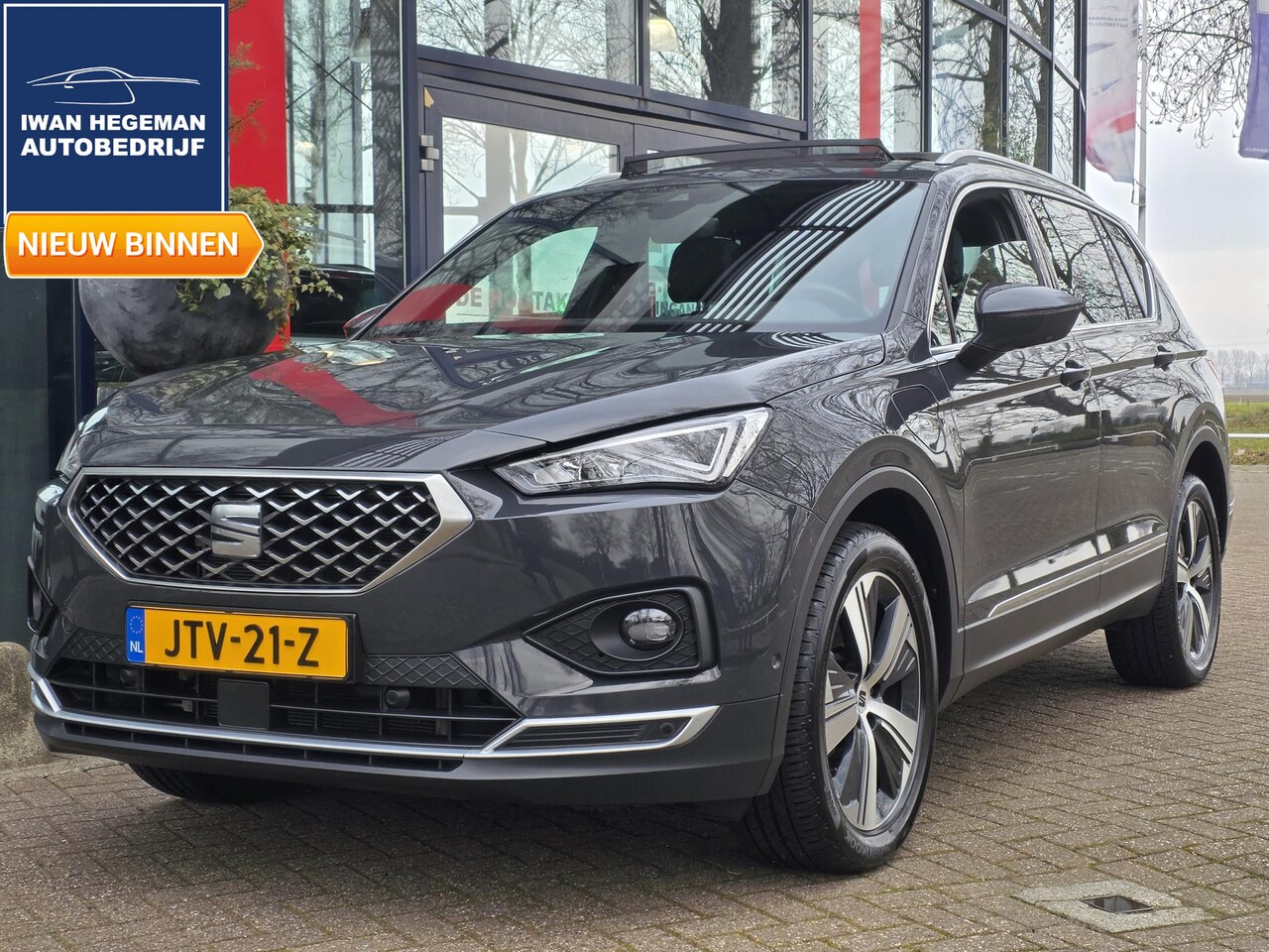 SEAT Tarraco - 1.4 TSI e-Hybrid PHEV 245PK FR | Wegkl. Trekhaak | Panodak | Leer | Navigatie | Climate Co - AutoWereld.nl