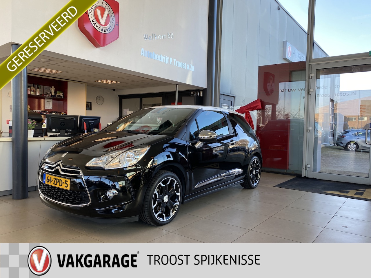 Citroën DS3 - 1.6 THP Sport Chic 1.6 THP Sport Chic,Navigatie,Parkeerassistent,Bleutooth,Climate&Cruisecontrol,Regen&Achter - AutoWereld.nl