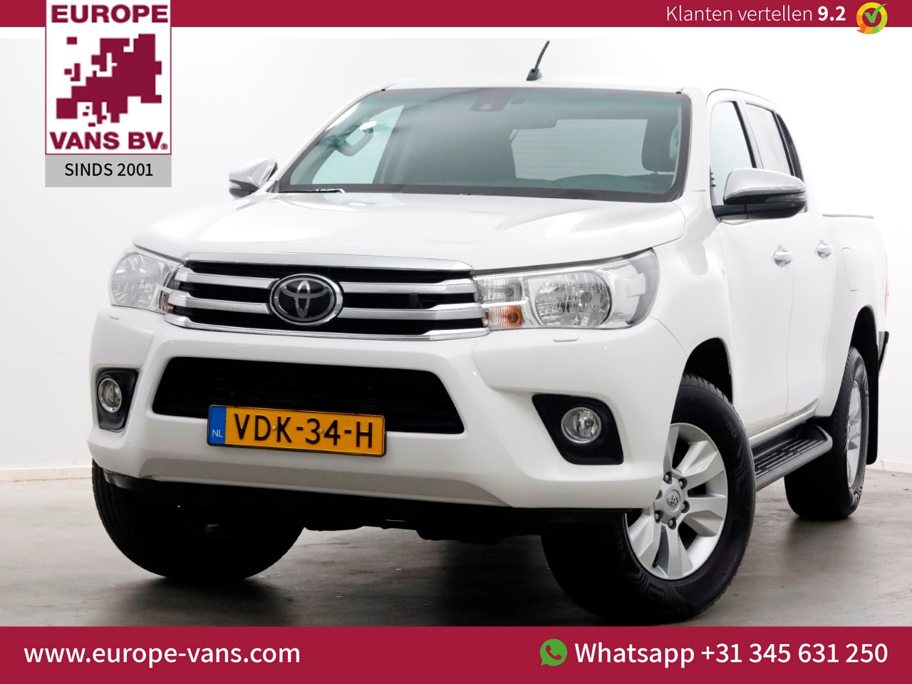 Toyota HiLux - 2.4 D-4D-F 150pk E6 4WD 4x4 Automaat Airco/Camera 11-2019 - AutoWereld.nl