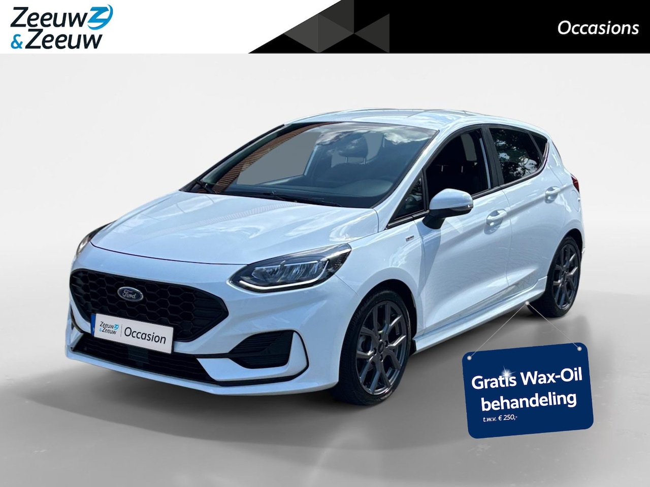 Ford Fiesta - 1.0 EcoBoost Hybrid ST-Line | Origineel Nederlands! | Dealer onderhouden | Navi | Clima - AutoWereld.nl