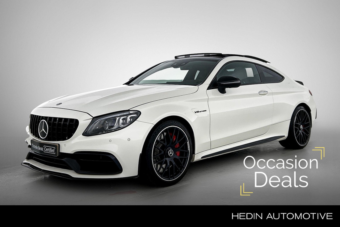 Mercedes-Benz C-klasse Coupé - C 63 S AMG Automaat | MANUFAKTUR | AMG Nightpakket | Panoramadak | Burmester Audio | Coman - AutoWereld.nl