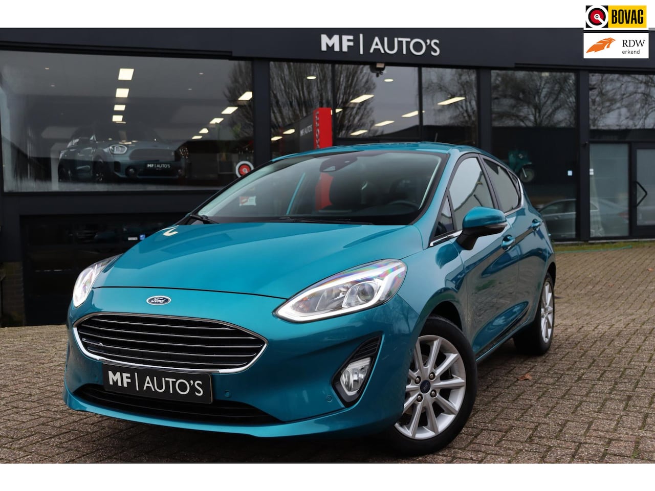 Ford Fiesta - 1.0 EcoBoost Titanium 100PK|Led|Camera|Lane|Cruise|NL Auto NAP - AutoWereld.nl