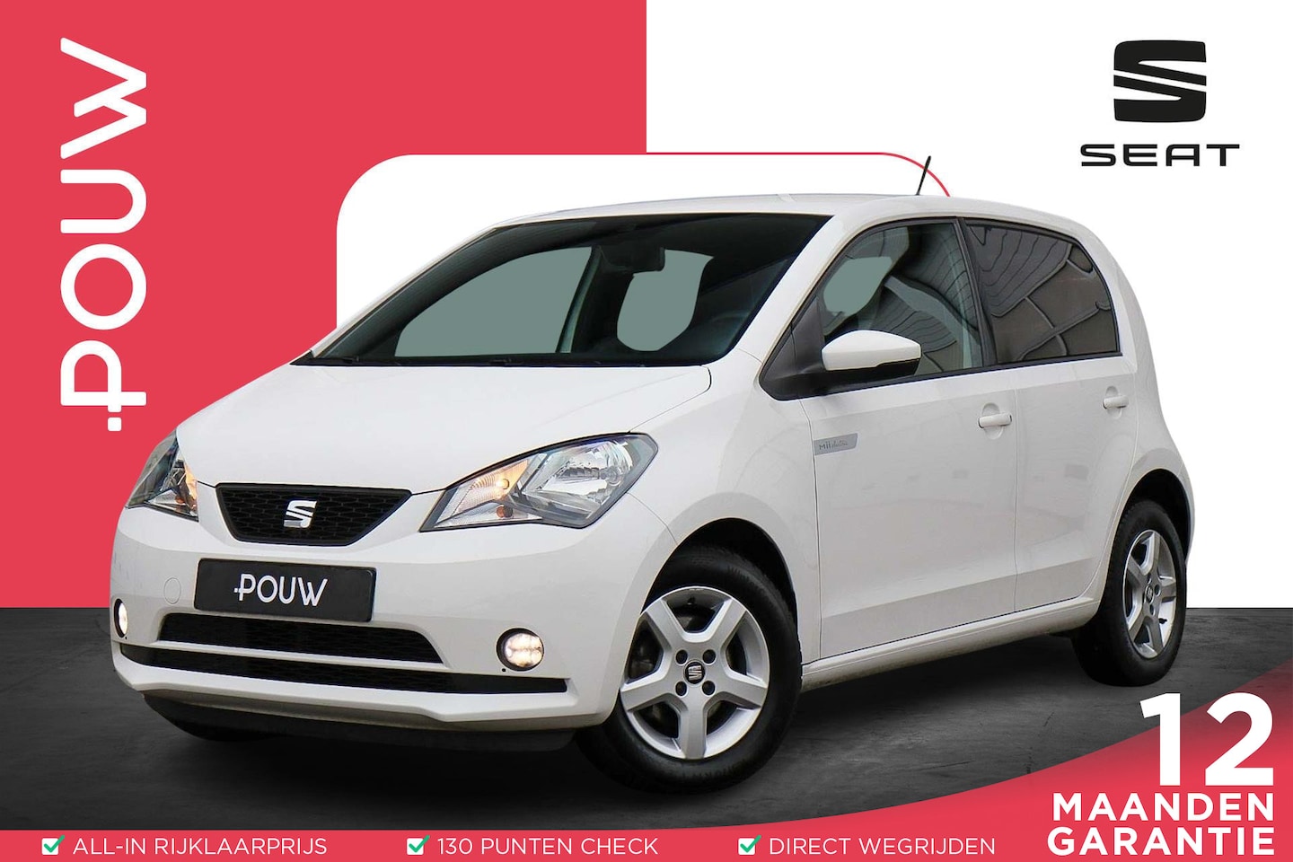 SEAT Mii Electric - 83pk Plus | SoH 93% | Stoelverwarming | Climate Control | Parkeersensoren | Cruise Control - AutoWereld.nl