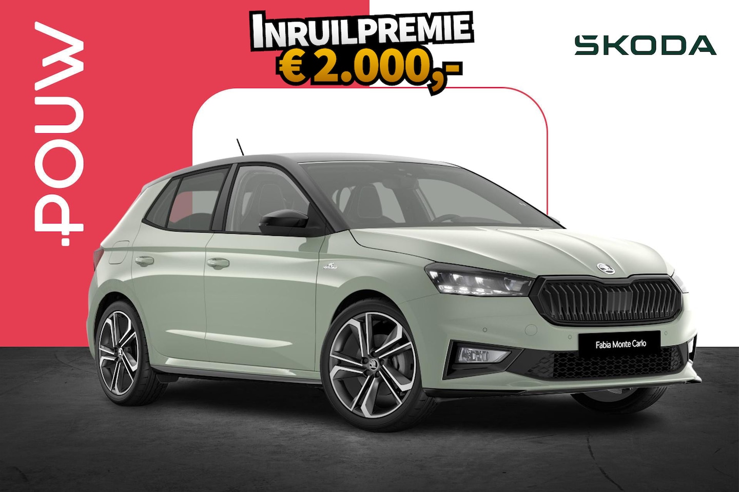 Skoda Fabia - 1.0 TSI 115pk Monte Carlo | Verwarmbare Voorstoelen | LMV 18'' - AutoWereld.nl