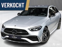 Mercedes-Benz C-klasse - C200 AMG LINE / LASERLED / AMBIENTE / MEMORY / TREKHAAK / FOCAL / 18"