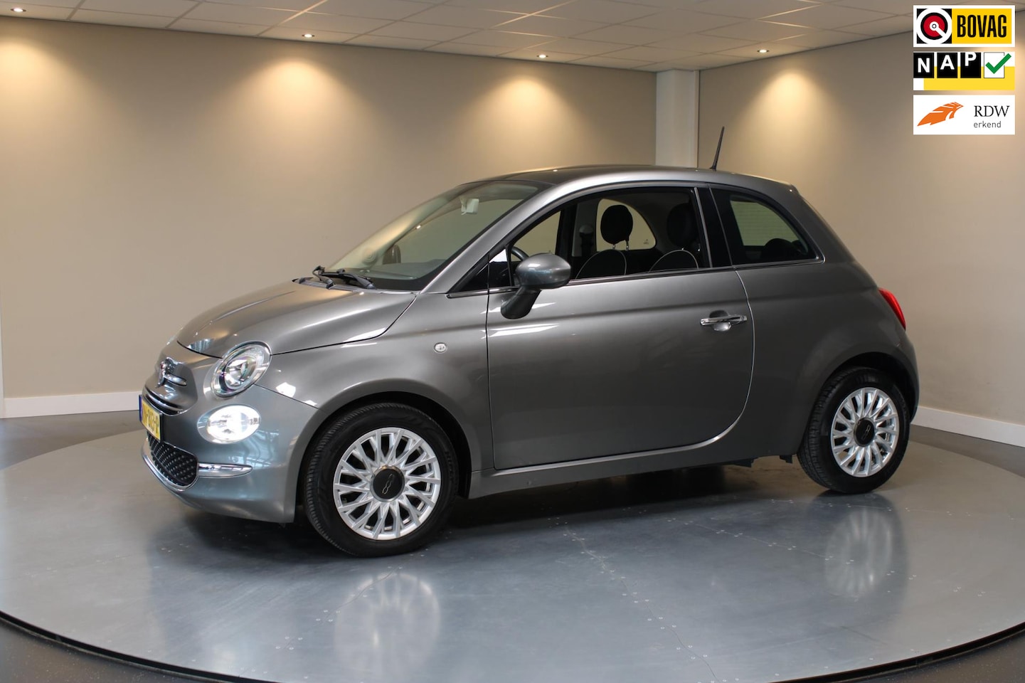 Fiat 500 - 0.9 TwinAir Turbo Lounge *Automaat* Pano|Big-screen|PDC|NAP - AutoWereld.nl