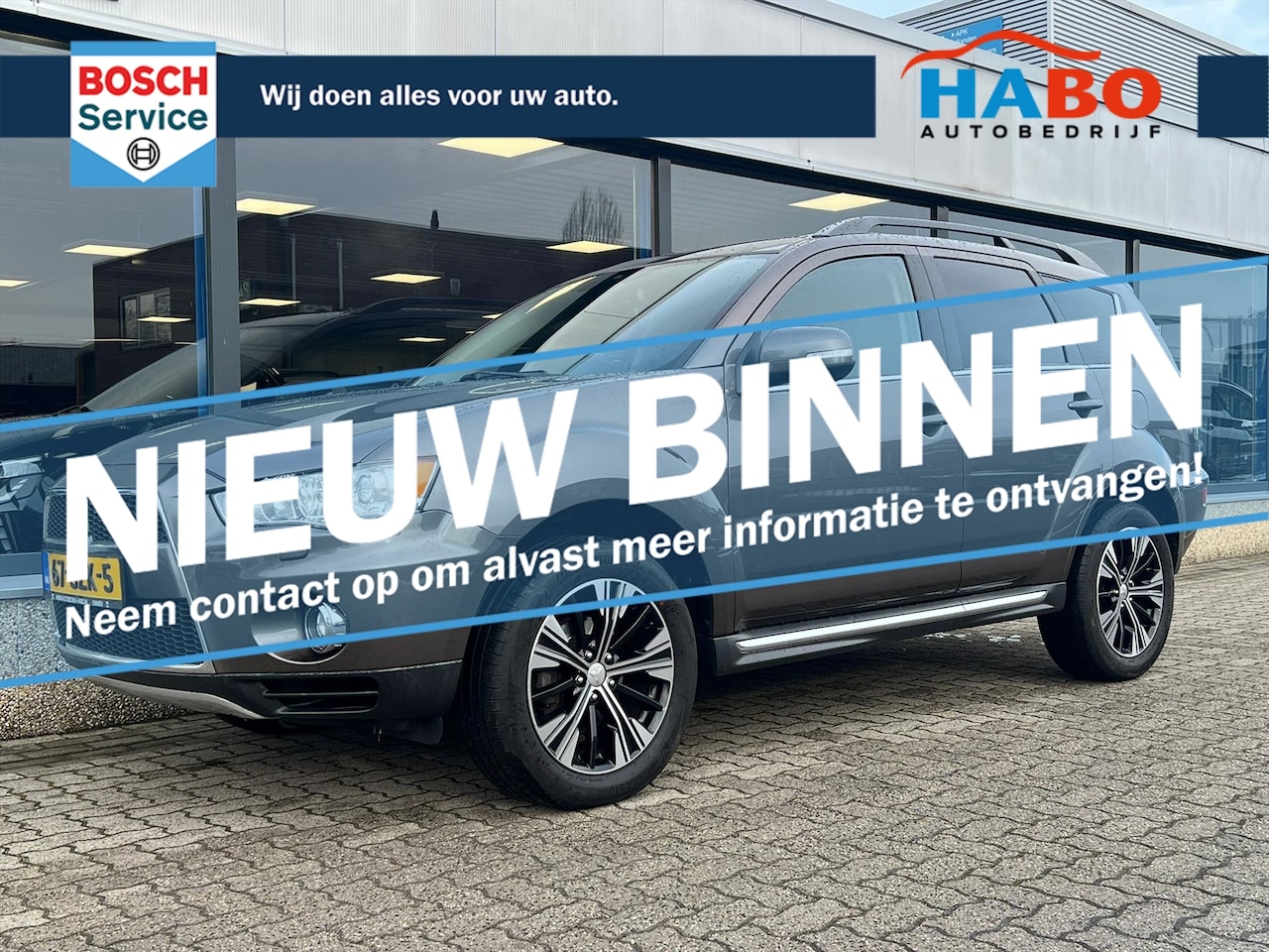 Mitsubishi Outlander - 2.0 MPI EDITION ONE 2WD CVT AUTOMAAT ECC/CRUISE/LEDER/KEYLESS-ENTRY/REGEN.SENS/PARK.SENS/L - AutoWereld.nl