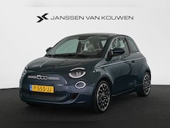 Fiat 500e - La Prima 42 kWh Pano Leder Stoelverwarming Camera Navigatie