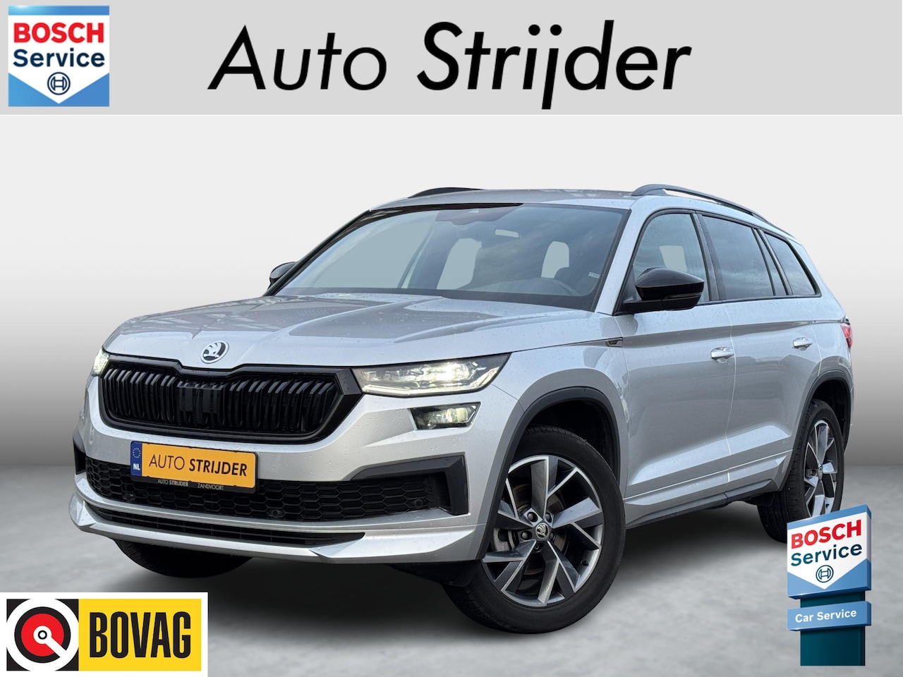 Skoda Kodiaq - 1.5 TSI Sportline Business 7p. 150pk automaat | Black optiek | 19LM | Alcantara - AutoWereld.nl