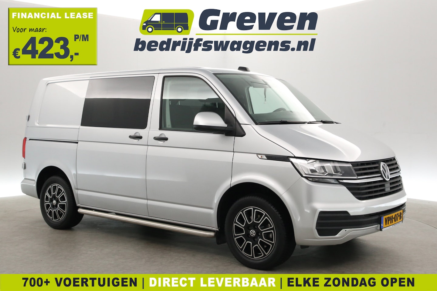 Volkswagen Transporter - 2.0 TDI L1H1 | Airco | Carplay | Sidebars | Elektrpakket - AutoWereld.nl