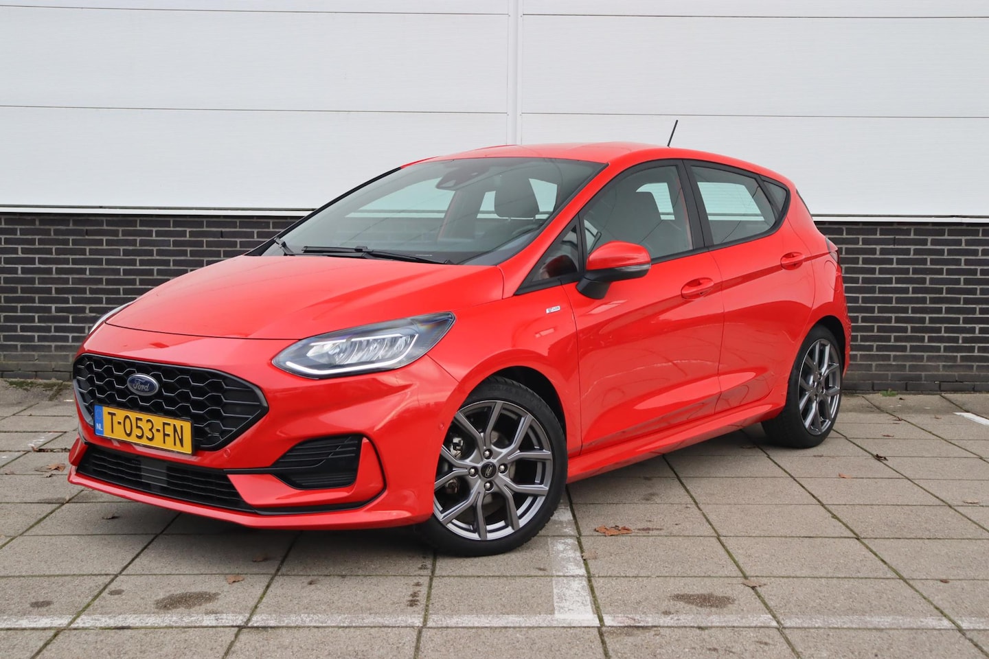 Ford Fiesta - 1.0 EcoBoost Hybrid ST-Line Facelift Stuur-Stoelverwarming Camera Clima 17" LMW - AutoWereld.nl