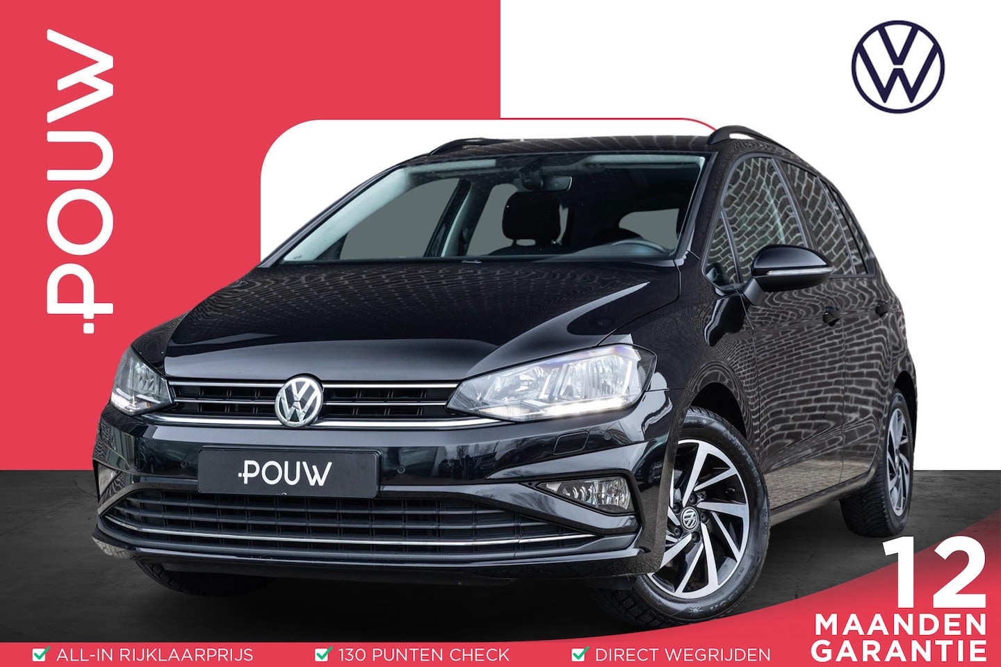 Volkswagen Golf Sportsvan - 1.0 TSI 115pk Highline | Navigatie | Trekhaak | Stoelverwarming - AutoWereld.nl