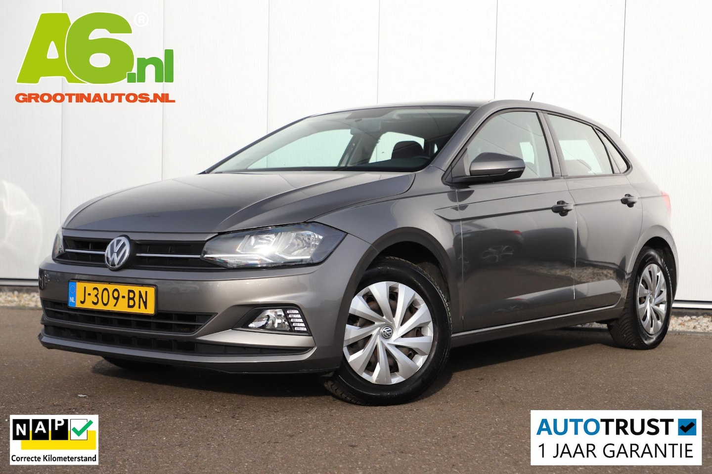 Volkswagen Polo - 1.0 TSI Comfortline Bruin Leder Virtual Navigatie Carplay Android Adaptive Cruise LED - AutoWereld.nl