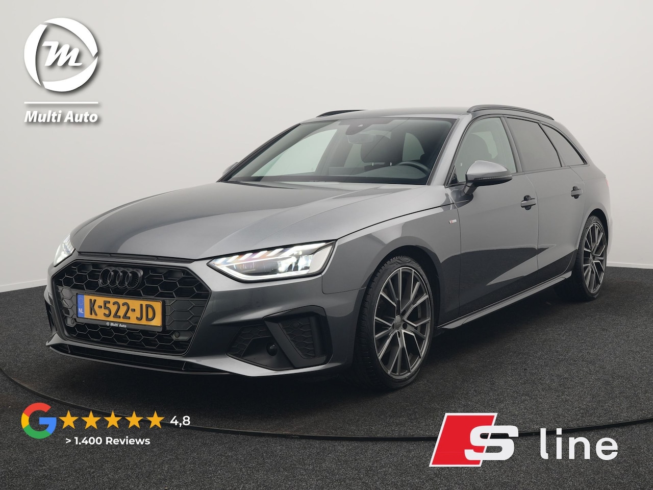 Audi A4 Avant - 35 TFSI S Line 150pk Dealer O.H. | 2x S Line | Trekhaak Afn. | Sfeerverlichting | Lederen - AutoWereld.nl