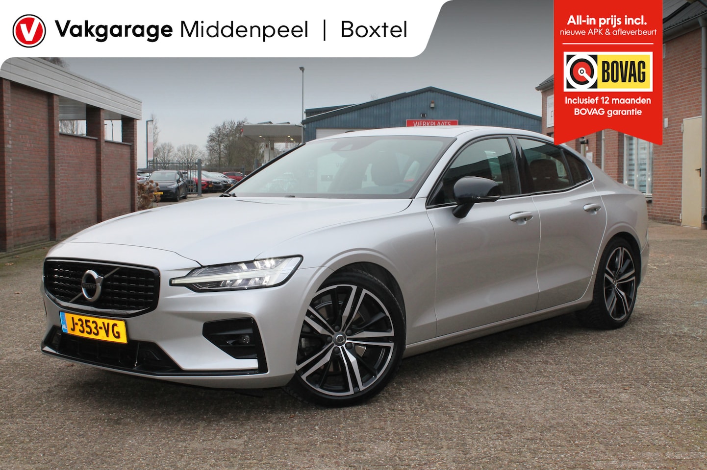 Volvo S60 - 2.0 B4 R-Design | Pano | Carplay | LED - AutoWereld.nl
