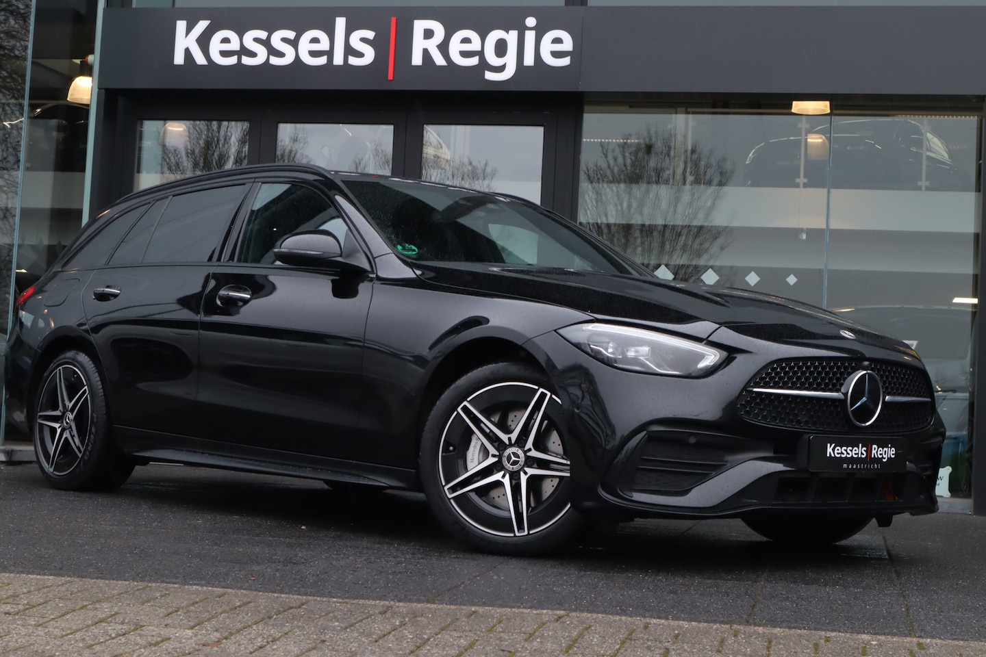 Mercedes-Benz C-klasse Estate - 300 e 4MATIC AMG Night Ambient HuD Distronic Keyless Camera - AutoWereld.nl