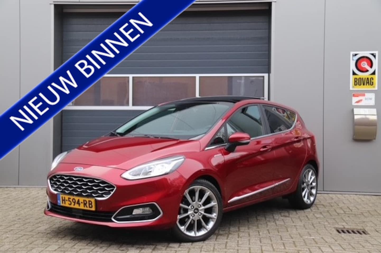 Ford Fiesta - 1.0 EcoBoost Vignale B&O, Stoel & stuurverwarmd, Pano, Navi, Leder - AutoWereld.nl