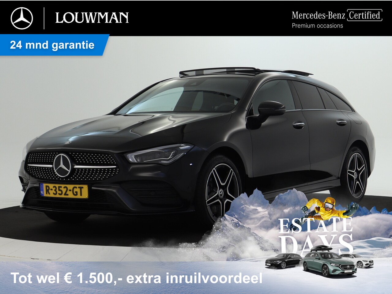 Mercedes-Benz CLA-klasse Shooting Brake - 250 e Business Solution AMG Nightpakket | Panoramadak | Sfeerverlichting | Keyless Go | Pa - AutoWereld.nl