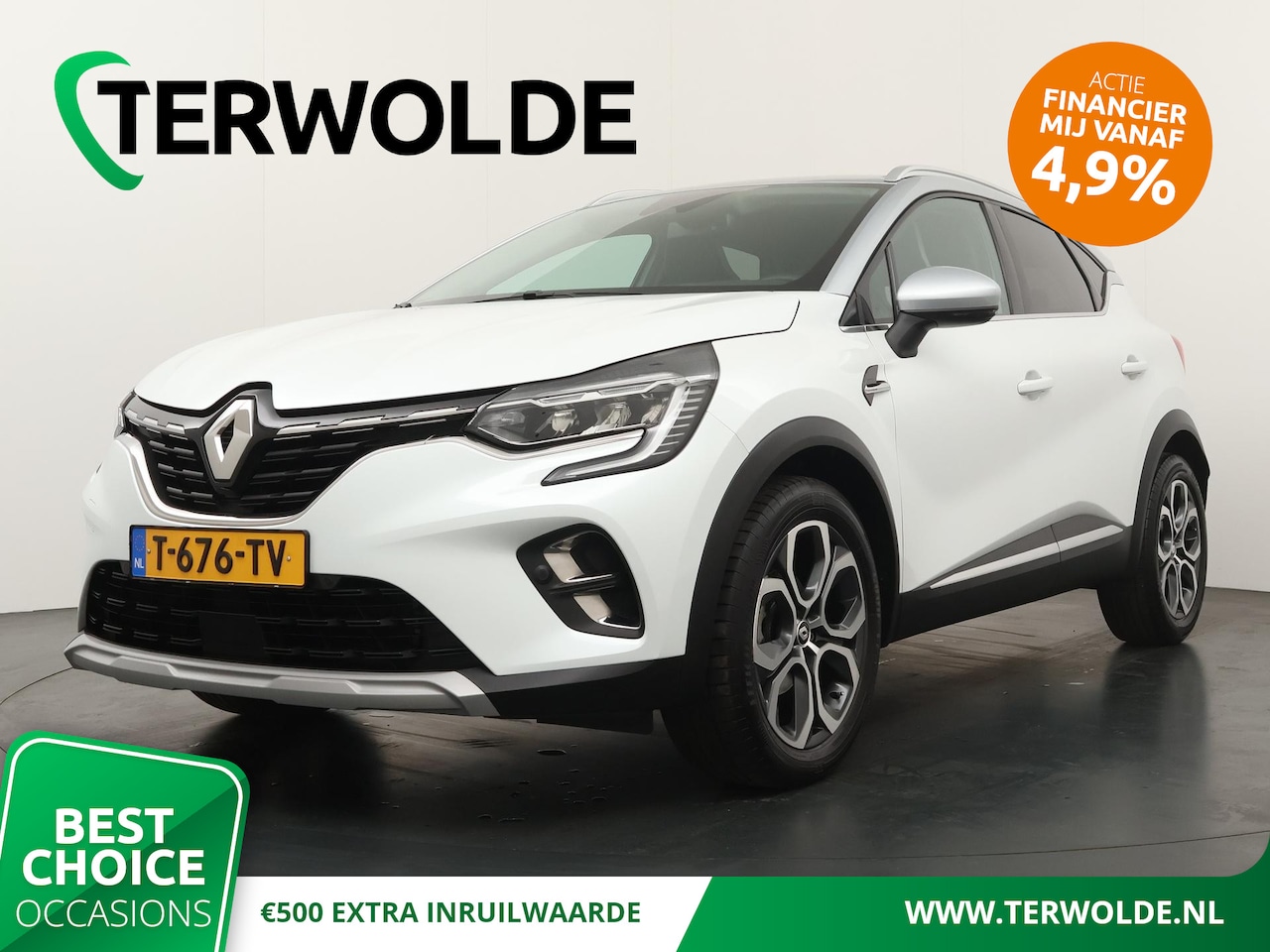 Renault Captur - TCe 140 GPF mild hybrid Intens | Trekhaak | Parkeercamera | 18" velgen | - AutoWereld.nl