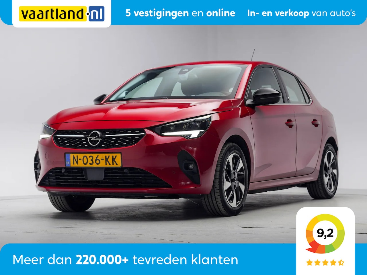 Opel Corsa-e - Elegance 50 kWh 3-Fase [ Navi Camera LED ] - AutoWereld.nl