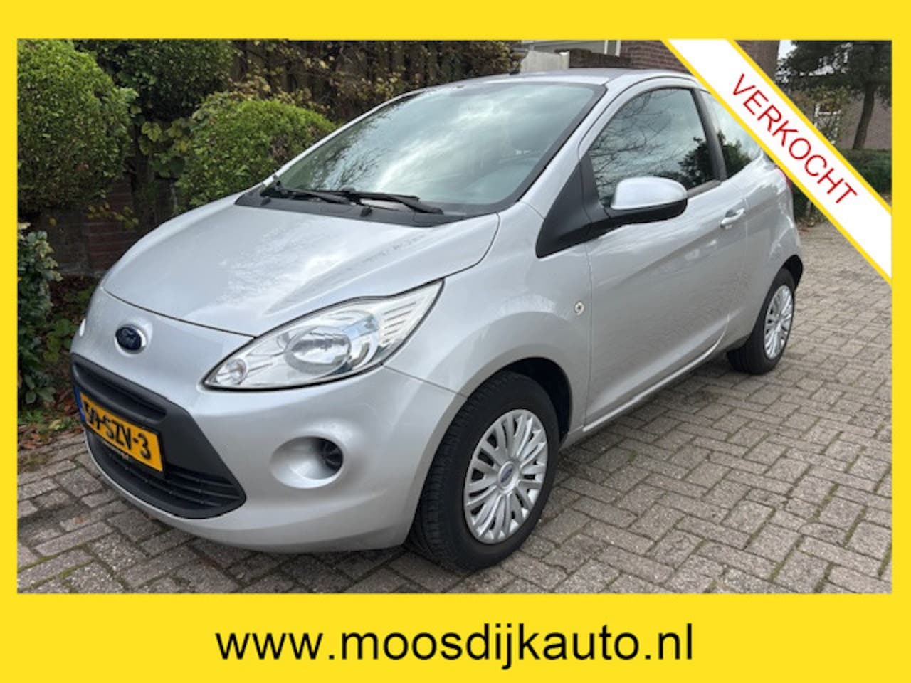 Ford Ka - 1.2 Cool & Sound start/stop Airco/ NL auto/ met NAP/ Nw-APK //  Verkoop op afspraak bel 06 - AutoWereld.nl