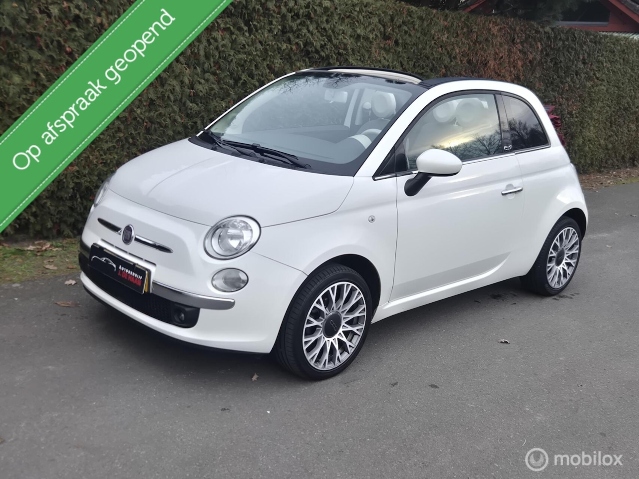 Fiat 500 C - 1.2 Lounge Cabrio Pdc Leder WINTERBANDENACTIE - AutoWereld.nl