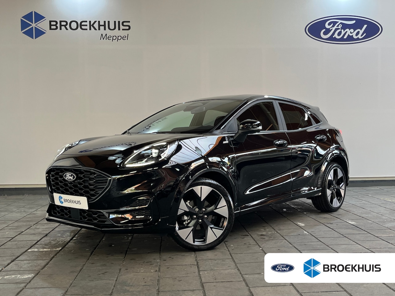 Ford Puma - 1.0 EcoBoost Hybrid ST-Line X | Automaat | 19" LMV | Achterspoiler | Half-lederen bekledin - AutoWereld.nl