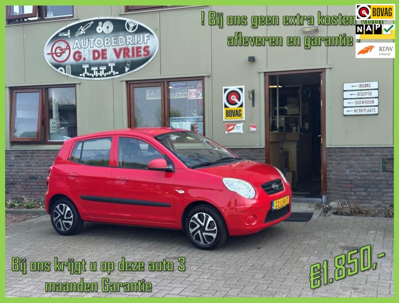 Kia Picanto - 1.0 X-pect - Prijs inclusief 3 maanden garantie en afleveren - - AutoWereld.nl