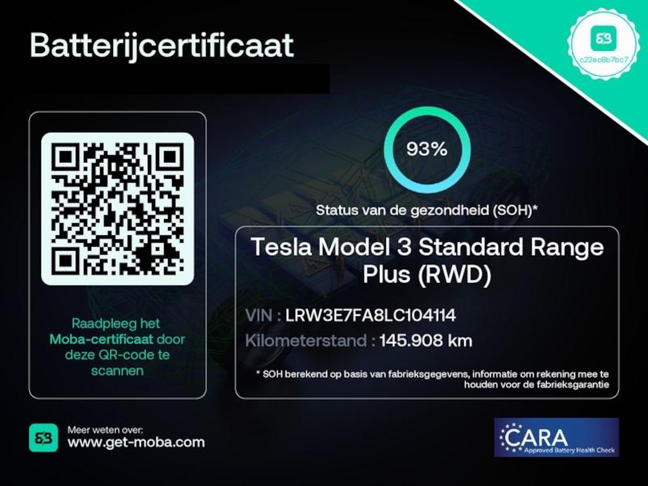 Tesla Model 3 - RWD PLUS 60KWH 1e EIG.ACCU SOH 93! BIJNA 2021 LEDER. VELGEN.PANORAMADAK. - AutoWereld.nl