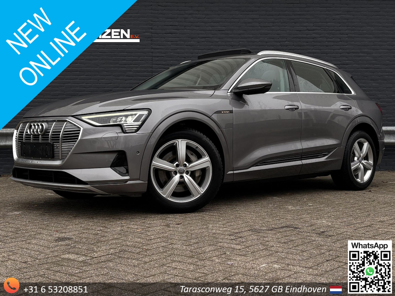 Audi e-tron - e-tron 50 quattro Launch edition plus 71 kWh | € 16.450,- NETTO! | Luchtvering | Pano | Le - AutoWereld.nl