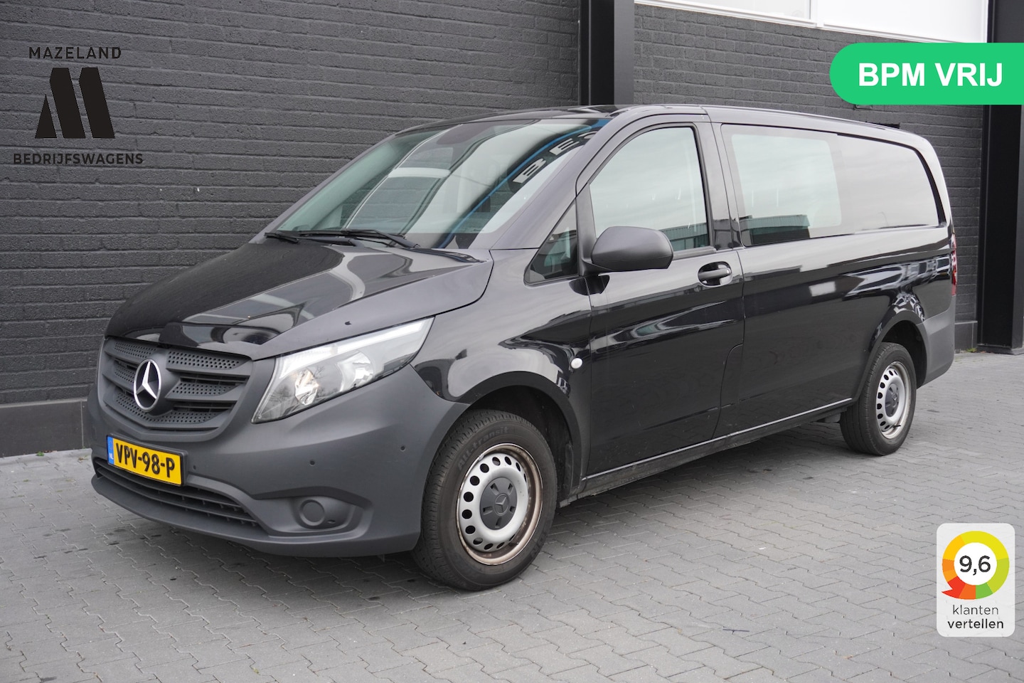 Mercedes-Benz Vito - 110 CDI Lang Dubbele cabine EURO 6 - A/C Climate - Cruise - PDC - € 19.950,- Excl. - AutoWereld.nl