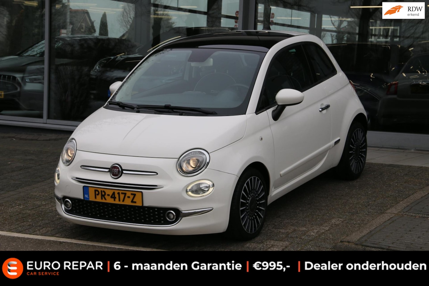 Fiat 500 - 0.9 TwinAir Turbo Lounge AUTOMAAT NL-AUTO NAP! - AutoWereld.nl