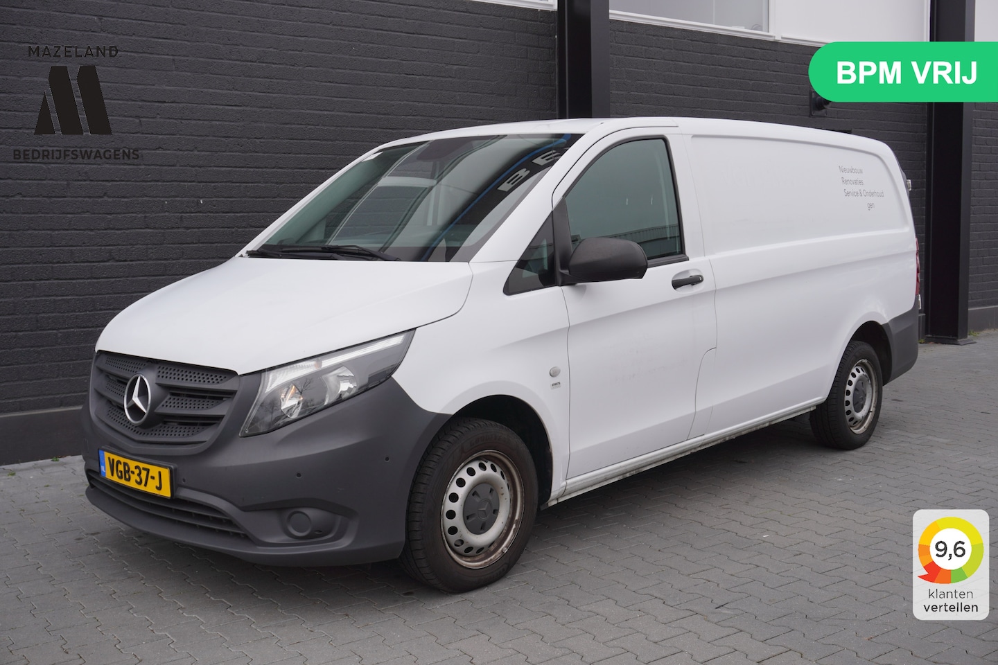 Mercedes-Benz Vito - 114 CDI Lang EURO 6 - Airco - Navi - Cruise - € 13.950,- Excl. - AutoWereld.nl