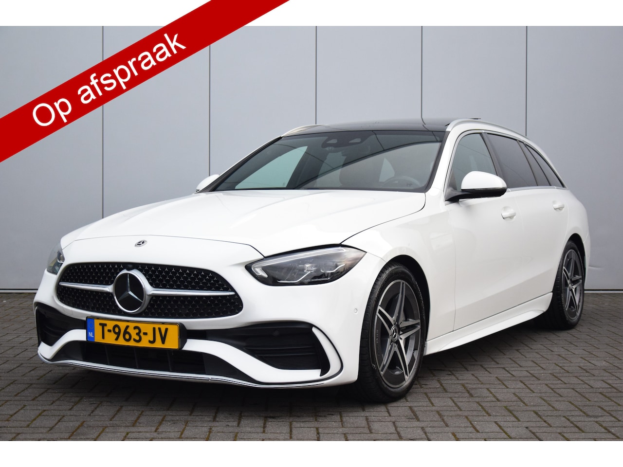 Mercedes-Benz C-klasse Estate - 300 d AMG Line Pano/Dak Burmeister Leer/Verwarmd - AutoWereld.nl